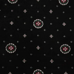 Ковролин Меринос ECO Виктория 02  (кружок) Black