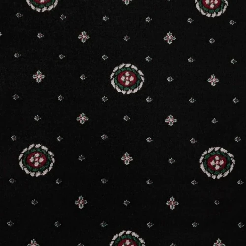 Ковролин Меринос ECO Виктория 02  (кружок) Black