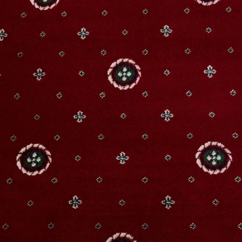 Ковролин Меринос ECO Виктория 02 (кружок) Red